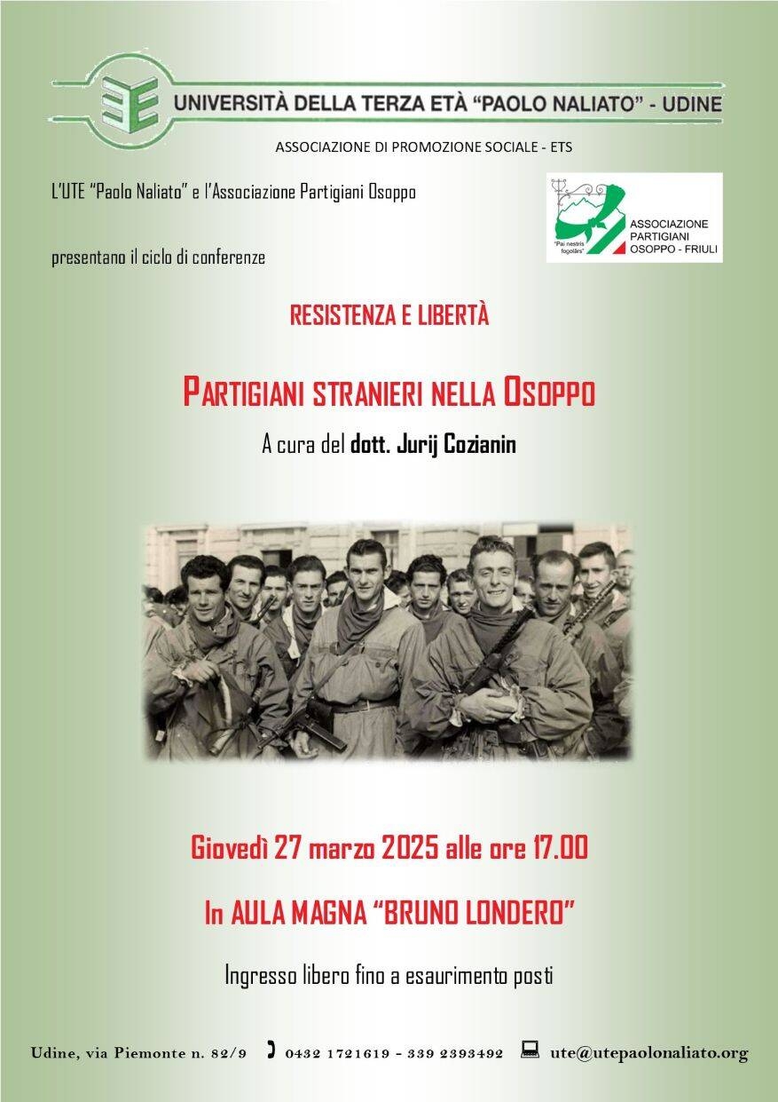 Immagine: 27 MARZO RESISTENZA E LIBERTA'